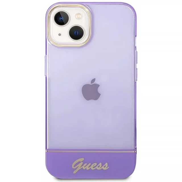 Чохол Guess Translucent для iPhone 14 | 13 Purple (GUHCP14SHGCOU)