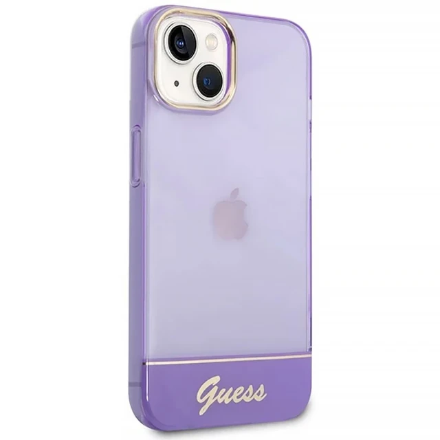Чохол Guess Translucent для iPhone 14 | 13 Purple (GUHCP14SHGCOU)
