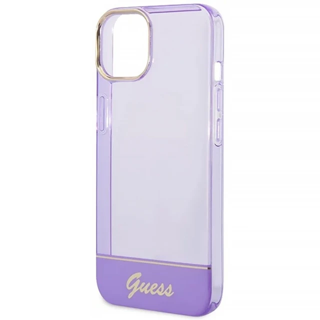 Чохол Guess Translucent для iPhone 14 | 13 Purple (GUHCP14SHGCOU)