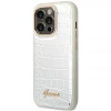 Чохол Guess Croco Collection для iPhone 14 Pro Silver (GUHCP14LHGCRHS)