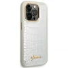 Чохол Guess Croco Collection для iPhone 14 Pro Silver (GUHCP14LHGCRHS)