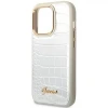 Чохол Guess Croco Collection для iPhone 14 Pro Silver (GUHCP14LHGCRHS)