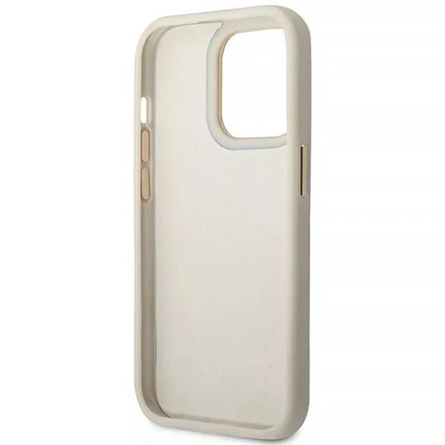 Чохол Guess Croco Collection для iPhone 14 Pro Silver (GUHCP14LHGCRHS)