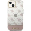 Чохол Guess 4G Pattern Script для iPhone 14 Plus Pink (GUHCP14MHG4MHP)
