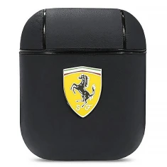 Чохол для навушників Ferrari On Track Leather для AirPods Black (FESA2LEBK)