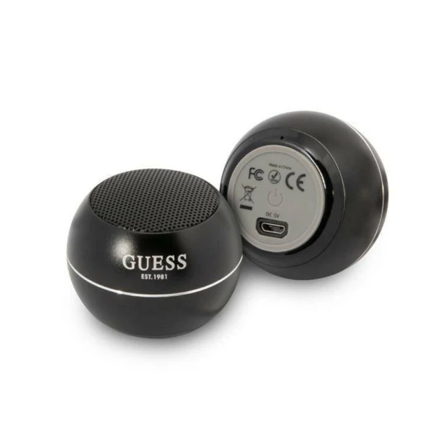 Акустична система Guess Bluetooth Speaker mini Black (GUWSALGEK)