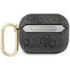 Чохол для навушників Guess 4G Script Metal Collection для AirPods Pro Grey (GUAP4GSMK)