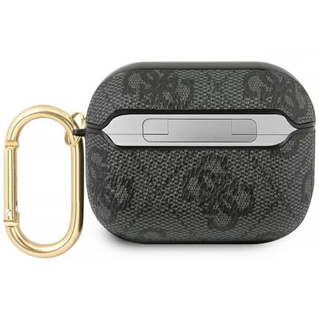 Чохол для навушників Guess 4G Script Metal Collection для AirPods Pro Grey (GUAP4GSMK)