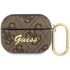 Чохол для навушників Guess 4G Script Metal Collection для AirPods Pro Brown (GUAP4GSMW)
