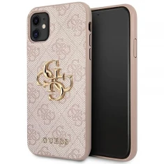Чехол Guess 4G Big Metal Logo для iPhone 11 Pink (GUHCN614GMGPI)