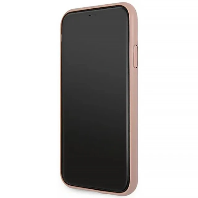 Чохол Guess 4G Big Metal Logo для iPhone 11 Pink (GUHCN614GMGPI)