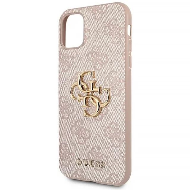 Чохол Guess 4G Big Metal Logo для iPhone 11 Pink (GUHCN614GMGPI)