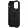 Чохол Guess Silicone Logo Plate для iPhone 14 Pro Max Black with MagSafe (GUHMP14XSBPLK)