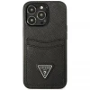 Чохол Guess Saffiano Triangle Logo Cardslot для iPhone 13 Pro Black (GUHCP13LPSATPK)