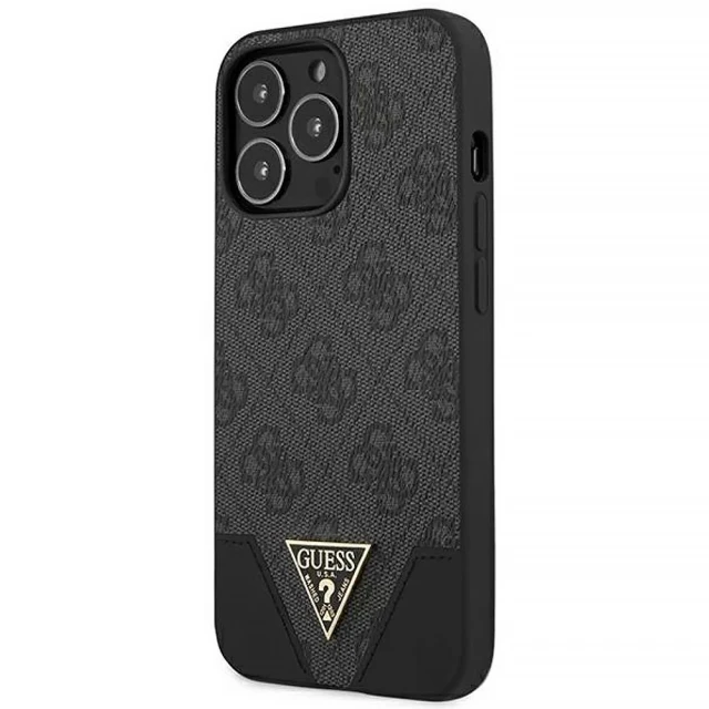 Чехол Guess 4G Triangle Collection для iPhone 13 Pro Grey (GUHCP13LPU4GHBK)