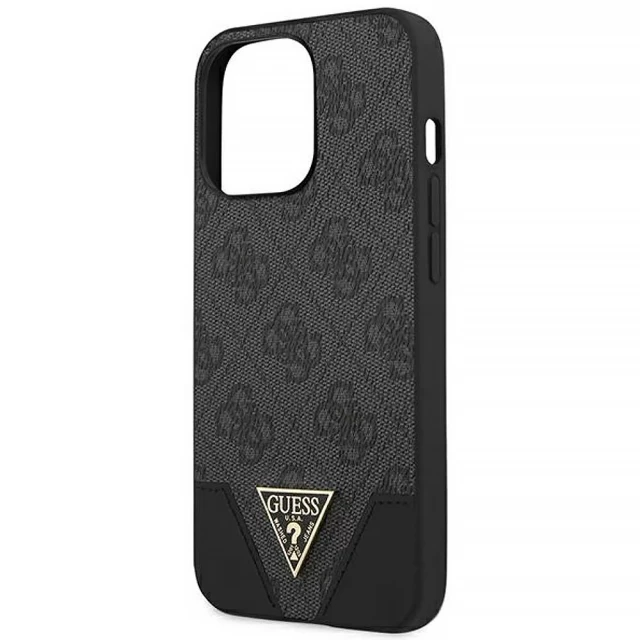 Чехол Guess 4G Triangle Collection для iPhone 13 Pro Grey (GUHCP13LPU4GHBK)