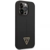 Чохол Guess Silicone Triangle для iPhone 14 Pro Max Black (GUHCP14XSLTGK)