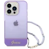 Чохол Guess Translucent Pearl Strap для iPhone 14 Pro Max Purple (GUHCP14XHGCOHU)