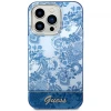 Чехол Guess Porcelain Collection для iPhone 14 Pro Max Blue (GUHCP14XHGPLHB)