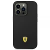 Чохол Ferrari Silicone Metal Logo для iPhone 14 Pro Black (FEHCP14LSIBBK)