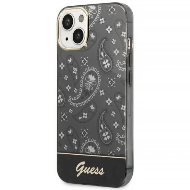 Чохол Guess Bandana Paisley для iPhone 14 | 13 Black (GUHCP14SHGBNHK)