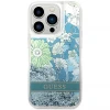 Чохол Guess Flower Liquid Glitter для iPhone 14 Pro Green (GUHCP14LLFLSN)