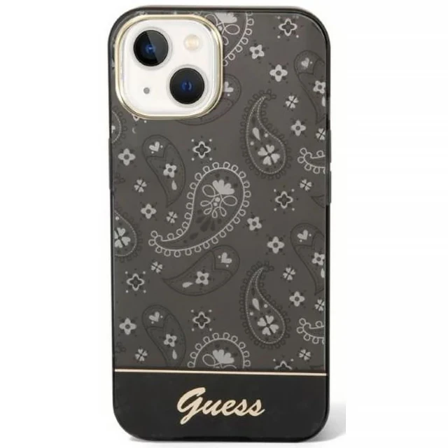 Чохол Guess Bandana Paisley для iPhone 14 Plus Black (GUHCP14MHGBNHK)