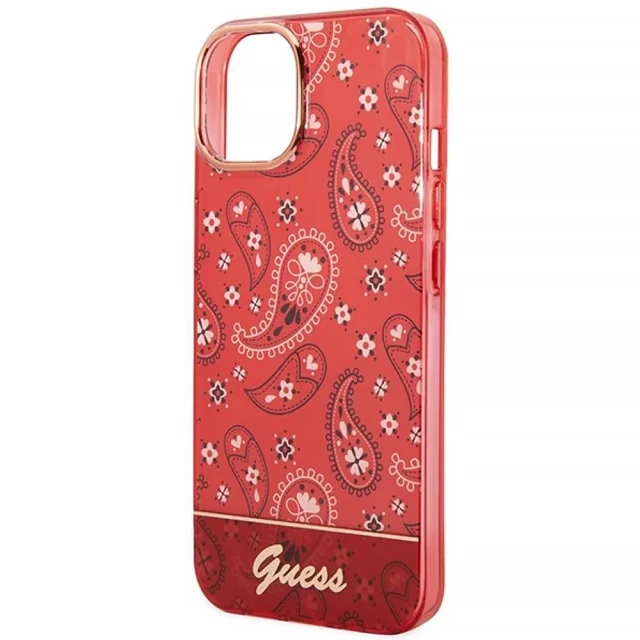Чохол Guess Bandana Paisley для iPhone 14 Plus Red (GUHCP14MHGBNHR)