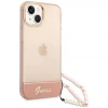 Чохол Guess Translucent Pearl Strap для iPhone 14 Plus Pink (GUHCP14MHGCOHP)
