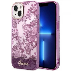 Чохол Guess Porcelain Collection для iPhone 14 Plus Fuchsia (GUHCP14MHGPLHF)