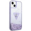 Чохол Guess Liquid Glitter Palm Collection для iPhone 14 Plus Purple (GUHCP14MLFCTPU)