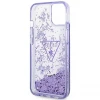 Чохол Guess Liquid Glitter Palm Collection для iPhone 14 Plus Purple (GUHCP14MLFCTPU)