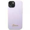 Чохол Guess Silicone Vintage Gold Logo для iPhone 14 Plus Purple (GUHCP14MSLSMU)