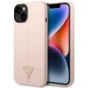 Чохол Guess Silicone Triangle для iPhone 14 Plus Pink (GUHCP14MSLTGP)