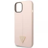 Чохол Guess Silicone Triangle для iPhone 14 Plus Pink (GUHCP14MSLTGP)