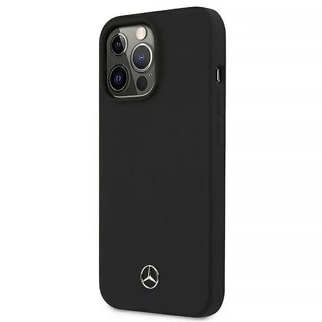 Чохол Mercedes Silicone для iPhone 13 | 13 Pro Black with MagSafe (MEHMP13LSILBK)