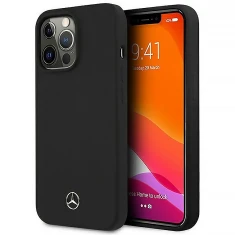Чехол Mercedes Silicone для iPhone 13 | 13 Pro Black with MagSafe (MEHMP13LSILBK)