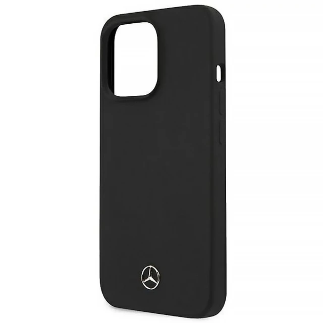 Чохол Mercedes Silicone для iPhone 13 | 13 Pro Black with MagSafe (MEHMP13LSILBK)
