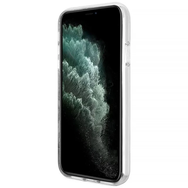 Чохол із зарядним пристроєм Guess 4G Print + Charger Set для iPhone 11 Brown with MagSafe (GUBPN61H4EACSW)