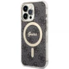 Чохол із зарядним пристроєм Guess 4G Print + Charger Set для iPhone 13 Pro Black with MagSafe (GUBPP13LH4EACSK)
