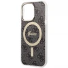 Чохол із зарядним пристроєм Guess 4G Print + Charger Set для iPhone 13 Pro Black with MagSafe (GUBPP13LH4EACSK)