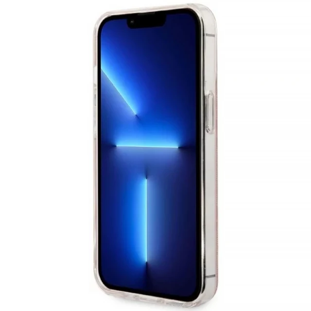 Чохол із зарядним пристроєм Guess 4G Print + Charger Set для iPhone 13 Pro Pink with MagSafe (GUBPP13LH4EACSP)