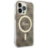 Чохол із зарядним пристроєм Guess 4G Print + Charger Set для iPhone 13 Pro Brown with MagSafe (GUBPP13LH4EACSW)