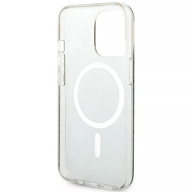 Чохол із зарядним пристроєм Guess 4G Print + Charger Set для iPhone 13 Pro Brown with MagSafe (GUBPP13LH4EACSW)