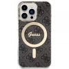 Чохол із зарядним пристроєм Guess 4G Print + Charger Set для iPhone 13 Pro Max Black with MagSafe (GUBPP13XH4EACSK)