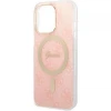 Чохол із зарядним пристроєм Guess 4G Print + Charger Set для iPhone 13 Pro Max Pink with MagSafe (GUBPP13XH4EACSP)
