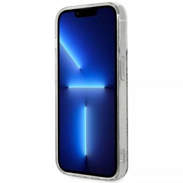 Чохол із зарядним пристроєм Guess 4G Print + Charger Set для iPhone 14 Pro Blue with MagSafe (GUBPP14LH4EACSB)