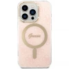 Чохол із зарядним пристроєм Guess 4G Print + Charger Set для iPhone 14 Pro Pink with MagSafe (GUBPP14LH4EACSP)