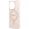 Чохол із зарядним пристроєм Guess 4G Print + Charger Set для iPhone 14 Pro Pink with MagSafe (GUBPP14LH4EACSP)