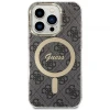 Чохол із зарядним пристроєм Guess 4G Print + Charger Set для iPhone 14 Pro Max Black with MagSafe (GUBPP14XH4EACSK)